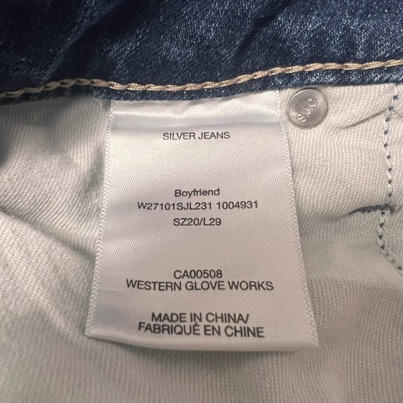 Silver Jeans Boyfriend Style EUC Size 20W - Picture 5 of 7
